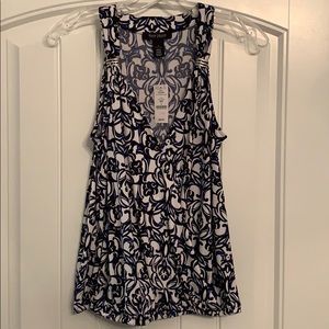 White House Black Market Surplice Top